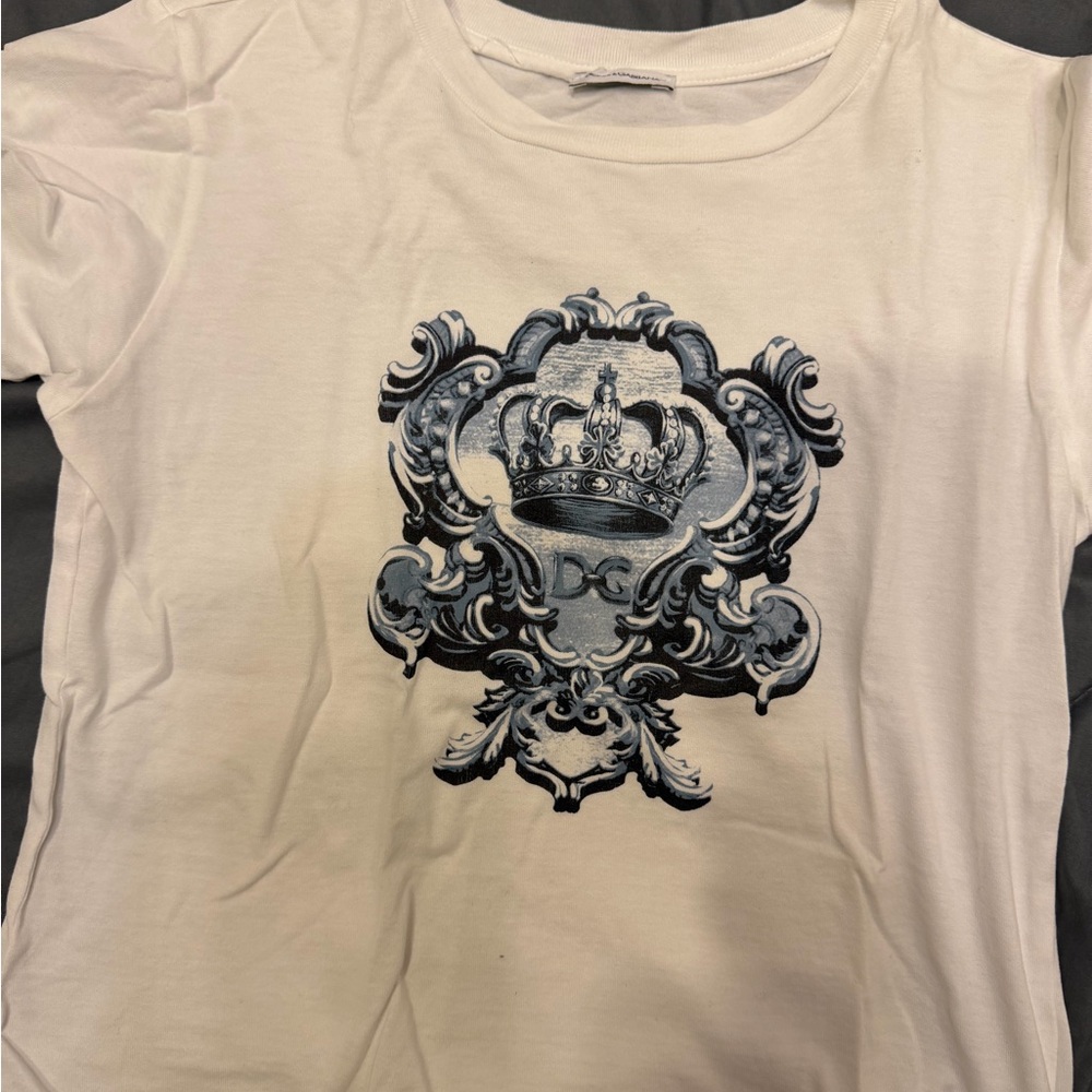 Kids White blue dolce gabbana